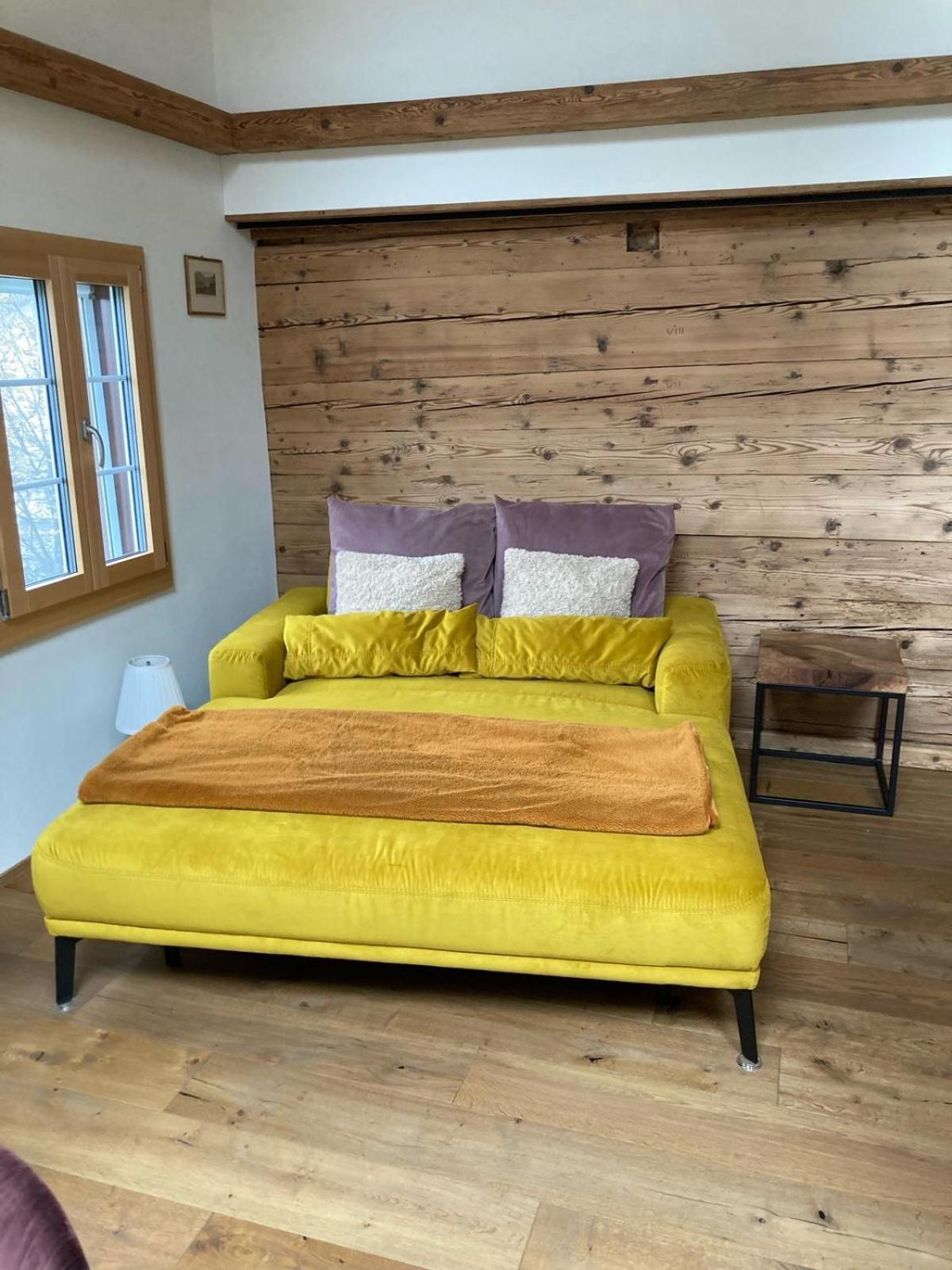 Romantic Private Superior Swiss Chalet With Hottub Lungern Extérieur photo